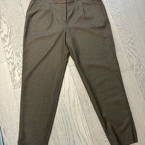 AKRIS Punto milky brown wool Pants